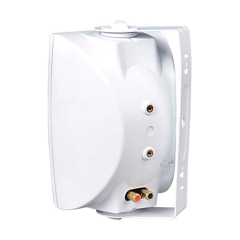 Public address system on wall mount speakers